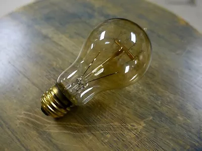 Edison Globe Light Bulb 25 Watt Quad Loop Filament Vintage Reproduction A19 • $6.85