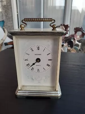 Vintage METAMEC QUARTZ Carriage Clock  • £3.99