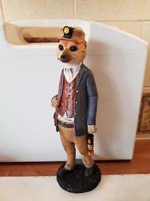 Country Artists Meerkat Davy The Miner Figurine H26cm X W9cm Vgc • £35