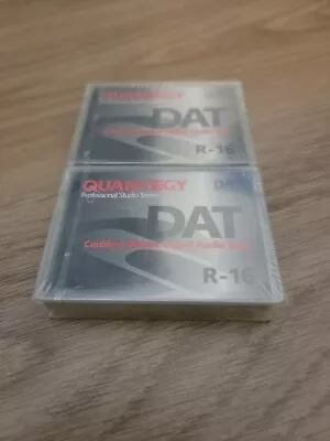 NEW Sealed QUANTEGY R-16 DAT Digital Audio Tape Lot Of 2 • $10