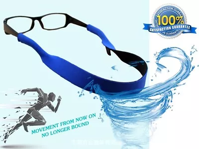 Unisex Glasses Lanyard Neck Cord Sunglasses Strap Sports Neoprene Swimming Gym • £2.56