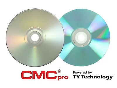 10 Taiyo Yuden JVC CMC PRO SILVER PRINTABLE Blank CD-R 48x 52X 80min CD Discs • £7.29