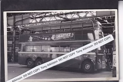 London Transport - K2 Type Trolley Bus No. 1338 @ Leyton - Photo  # B10840 • £1