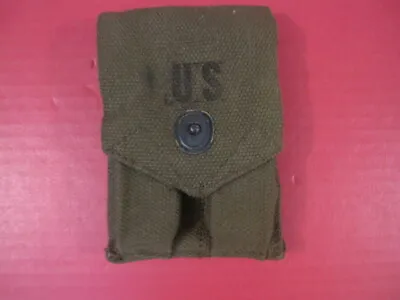 Post-Vietnam Era USMC US Army M1923 Canvas Magazine Pouch Colt 45acp Mint • $14.99