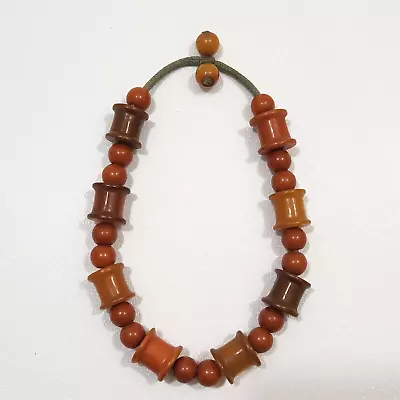 Vintage Art Deco Bakelite Crib Toy String Of Beads Or Necklace 1920s • $99