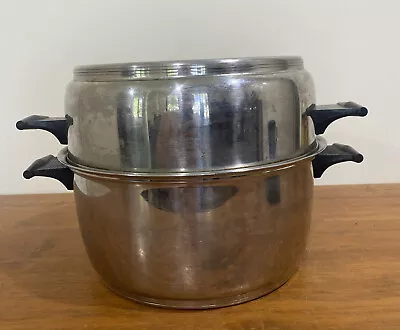 Rena Ware 3-PLY Stainless Steel Large Dutch Oven / Saucepan Vintage • $80