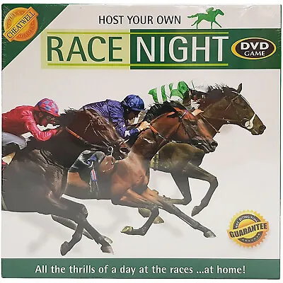 Host Your Own Race Night DVD Board Game Horse Racing Party Family Home Cheatwell • £16.99