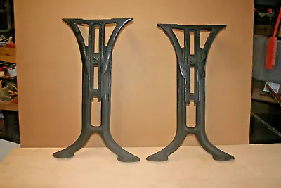 Vtg   Adjustable Cast Iron Table Desk Legs • $149.99