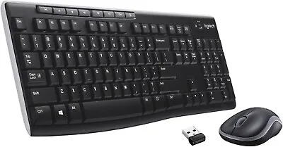 Logitech MK270 Full-size Wireless 2.4G Membrane Keyboard And Mouse Bundle PC/MAC • $16.90