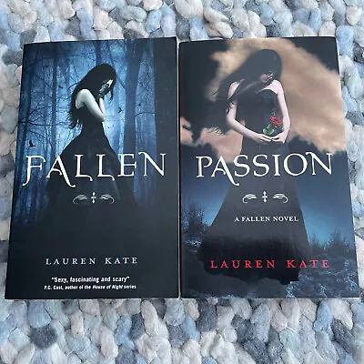 Lauren Kate - Fallen & Passion A Fallen Novel 2 Book Set Paperback X 2 • £4