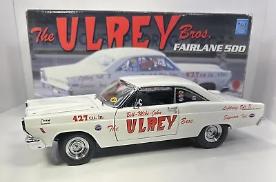 GMP 1/18 Scale 1967 FORD FAIRLANE 500”The ULREY Bros. Version” Only 1000 Made • $189