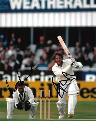 £179.99 • Buy Ian Botham England Batting Rod Marsh Australia Keeper Action Signed 10x8 Photo 