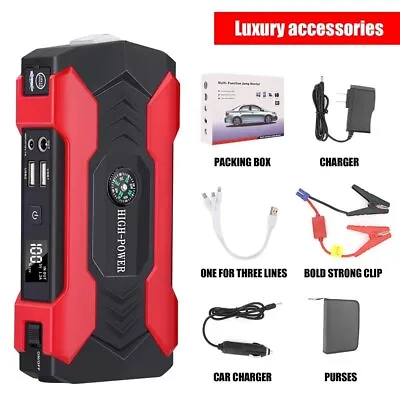 $64.90 • Buy New 20000mAh Car Jump Starter Power Bank 2000A 12V Charger Emergency Booster AU