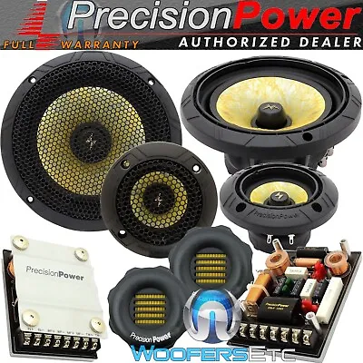 Precision Power P.65c3 Ppi 6.5  400w 3way Component Speakers Crossovers Tweeters • $269.99