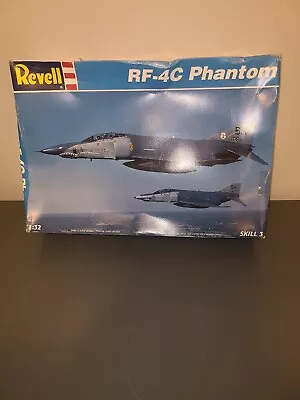 Revell 1/32 Scale RF-4C Phantom Model Kit No. 4662 Open Never Built  • $75