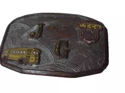 Ct Co School Bud Advertising Belt Buckle Neat Gritty Old Look • $19.99