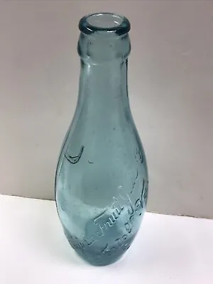 1930’s Virginia Fruit Juice Co. Aqua 10 Pin Bottle • $10