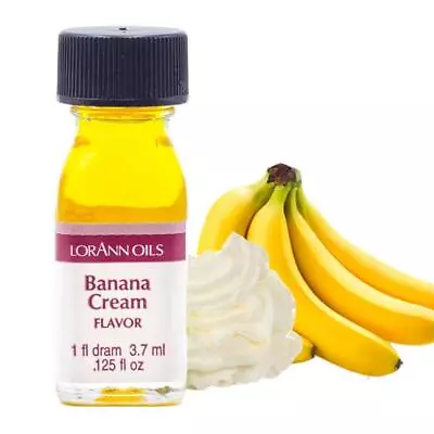 Food Flavouring LorAnn Banana Cream 1 Dram Highly Concentrated Cake Baking • £2.97