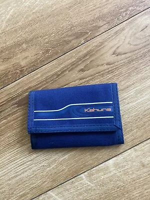 Kahuna Fabric Wallet Blue • £5