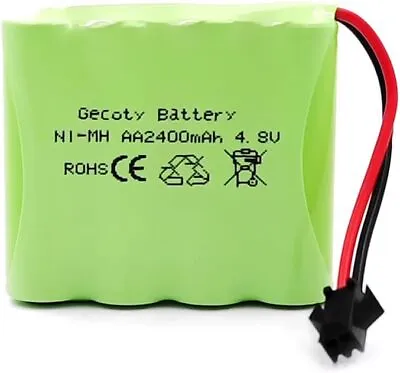 4.8V 2400mAh Battery Rechargeable For Electric Toy Remote Control Car Boat Ship • £10.92