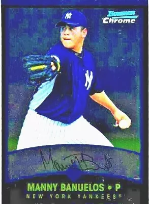 2011 Bowman Chrome Throwback Manny Banuelos-New York Yankees -Auto • $6.55