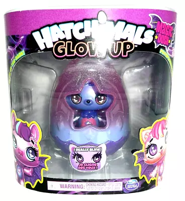 Hatchimals Glow Up Twilight Kittycan GITD Wings Blinking Poseable Magic Dusk Egg • $11.16