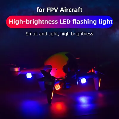 $18.25 • Buy Universal Drone Night Flight Lights For DJI FPV Combo Aircraft Accessories