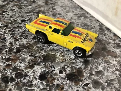 Vintage Hot Wheels '57 Ford T-Bird Coupe Yellow Hong Kong 1977 Blackwall - LOOSE • $14