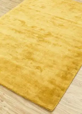 Hand Loom Rug  Bedroom Rugs Modern Area Rug For Living Room Gold Custom Rug • $75