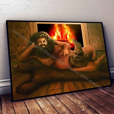 $19.54 • Buy Hagrid Sorting Hat Painting Landscape Poster