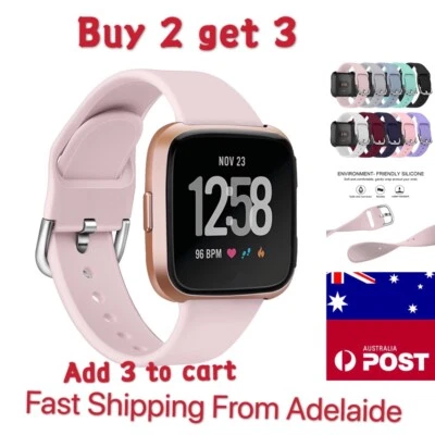 $6.59 • Buy For Fitbit Versa 1 / Versa 2 / Lite SE Silicone Replacement Band Wristband Versa