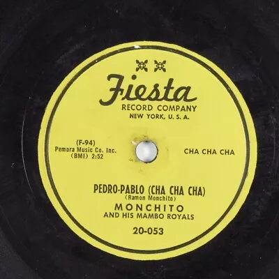 Latin Mambo 78 MONCHITO Pedro-Pablo (Cha Cha Cha) FIESTA 20-053 V+ HEAR 60 • $8