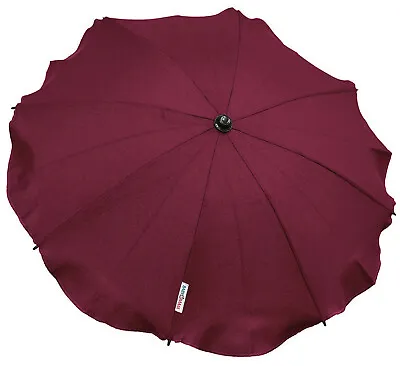 Universal Baby Umbrella Parasol Waterproof Fit Jane Epic Claret • £11.99