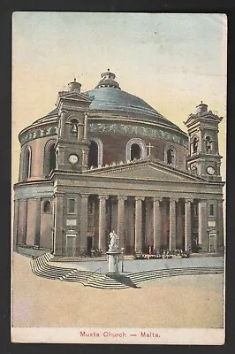 £3.99 • Buy Rare Malta 1895 Undivided Back Postcard Showing Musta Church
