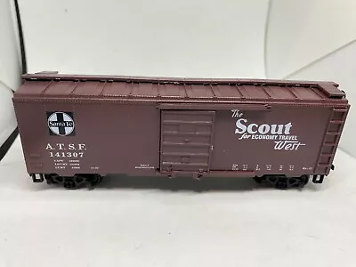 Vintage HO Scale Santa Fe #ATSF 141307 Brown 40' Box Car • $9.75