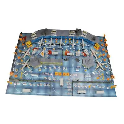 Airport Scene Toy Airplane Aircraft Aircraft Model Plane Playset Kids Toys • $48.43