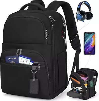 Laptop Backpack 17 Inch Large Business Travel Backpacks For Men Women TSA Friend • $79.39