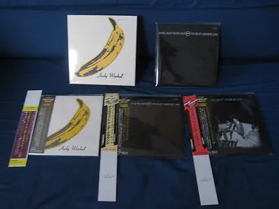 Velvet Underground Japan 3 Mini LP CD Promo Box OBI Paper Sleeve Lou Reed Warhol • $299.99