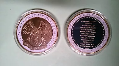 Challenge Coin An Airman's Prayer Lord God Watch Over And Protect The Airmen Of • $10