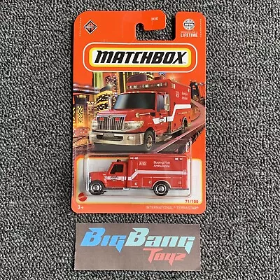 Matchbox International Terrastar Fire Ambulance #71 Basic Mainline 2024 Case G • $2.99