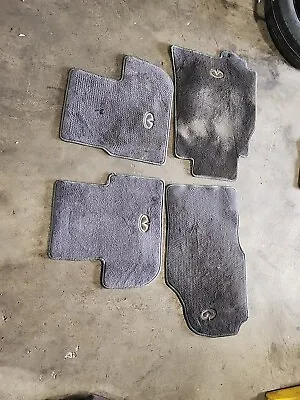 2003-2007 Infiniti G35 Coupe Front And Rear Floor Gray  OEM Factory Mats Carpets • $60