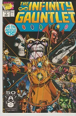 Marvel Comics The Infinity Gaunlet #1 (1991) 1st Print F • £34.95