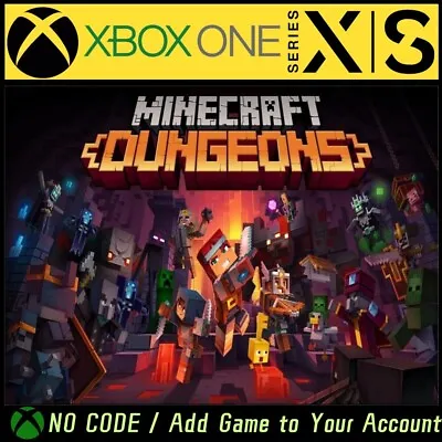 Minecraft Dungeons Xbox One & Xbox Series X|S Game No Code • $10.99