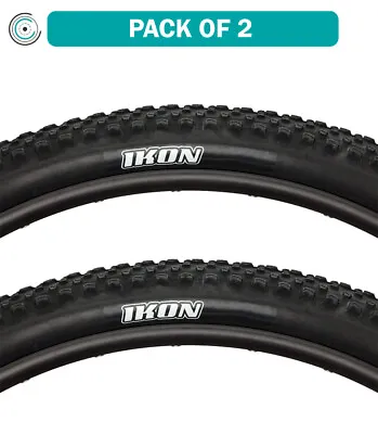 Pack Of 2 Maxxis Ikon Tire Clincher Wire Requires Tube Blk 26x2.2 Mountain Bike • $62.15