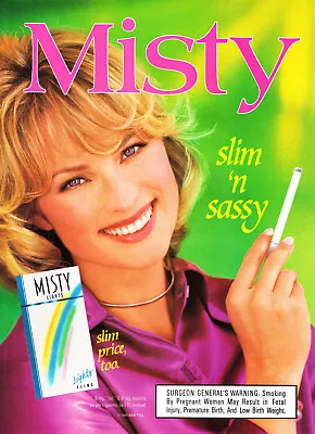 Misty Cigarette Ad #26 Rare 1995 Vintage Out Of Print  • $9.99