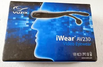 Brand New  Vuzix IWear AV230 Virtual Home Theater Eyewear • $350.99