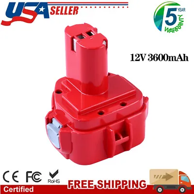 12Volt Replacement For Makita 3.6Ah 12V Battery NiMH 1200 1220 1201 1222 1233  • $18