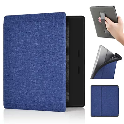 £10.79 • Buy For Amazon Kindle Oasis 2/3 10th Leather Smart Case Magnetic Cover W/ Hand Strap