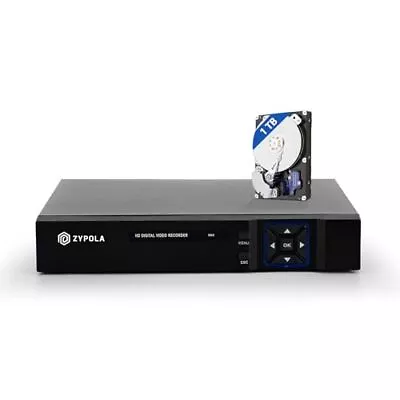  1080p 8 Channel Hybrid CCTV DVR Recorder Pre-Installed 1 TB Hard Drive  • $140.95