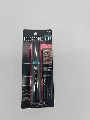 L'Oreal Paris Telescopic Lift Length & Volume Mascara Black Waterproof #993 • $11.99